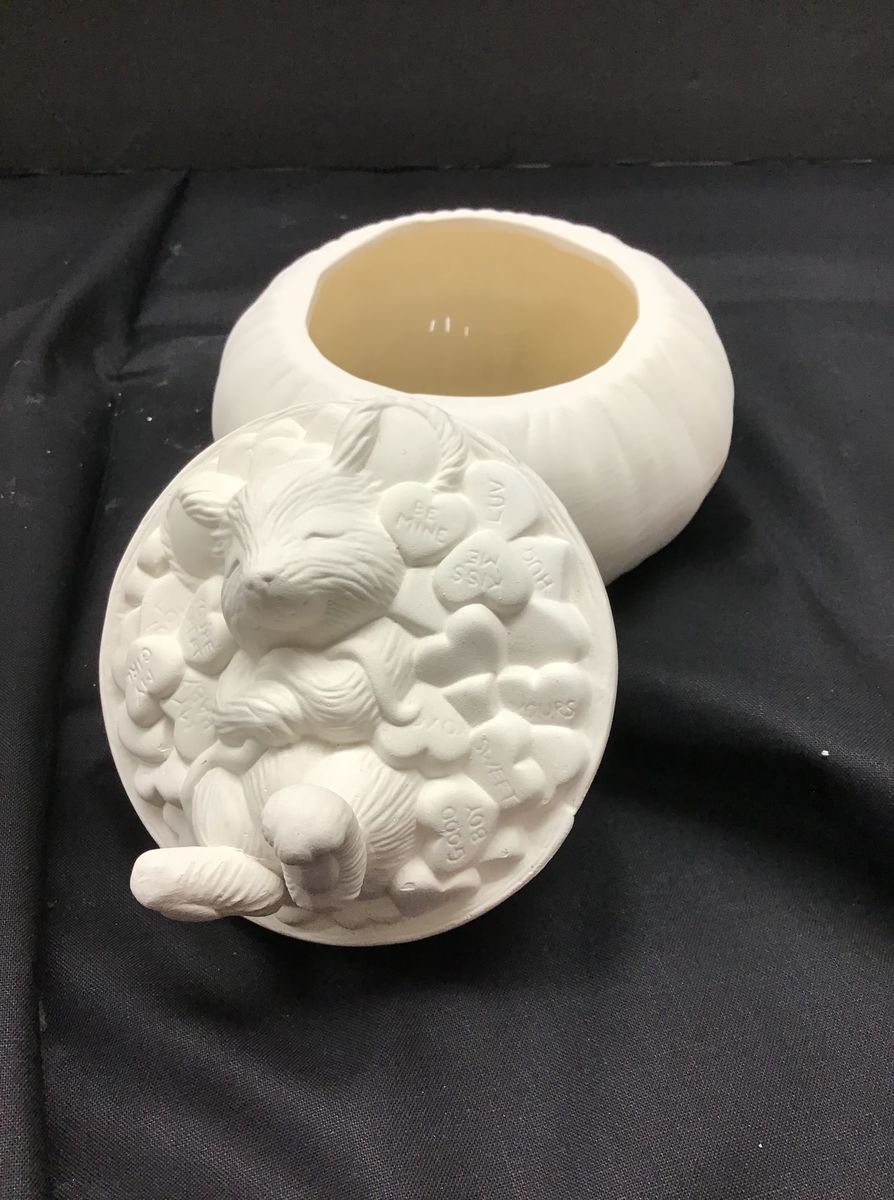 Ready To Paint Ceramic Bisque, 5 Inch Long X 4 Inch Tall Skull Includes How To Paint Your Own Pottery Booklet