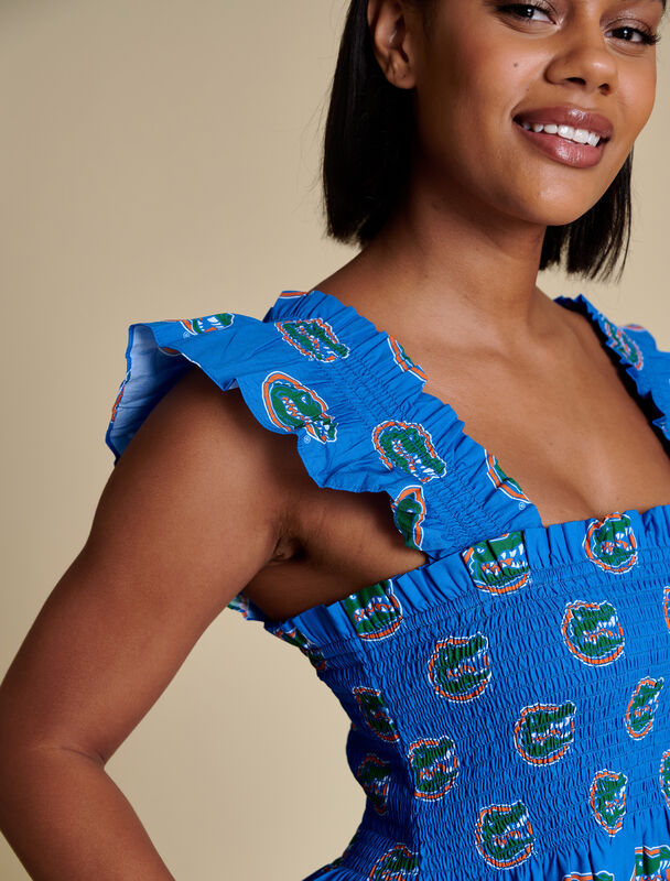 Gators Poplin Smocked Dress - product images  of 