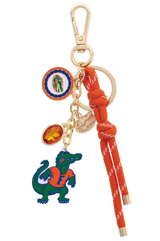 Florida,Gators,Cluster,Bag,Charm,in,Blue,&,Shiny,Gold,Florida Gators Cluster Bag Charm in Blue & Shiny Gold