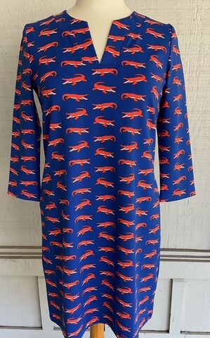 Lucille,3/4,Sleeve,Dress,Gator,Chomp,Lucille  3/4 Sleeve Dress Gator Chomp