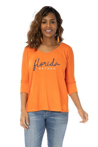 Florida,Gators,Orange,Tamara,Top,Florida Gators Orange Tamara Top