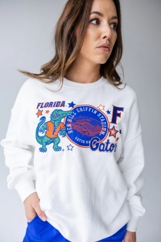 Florida,Layer,Patch,Lantern,Sleeve,Crew,Florida Layer Patch Lantern Sleeve Crew