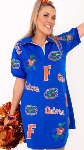 Florida,Logo,Patch,Dress,Florida Logo Patch Dress