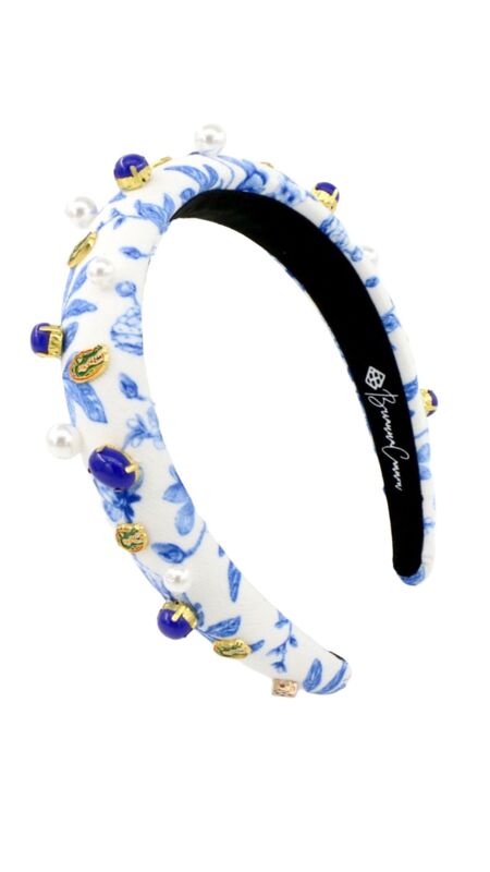 Florida Floral Toile Logo Headband  - product images  of 