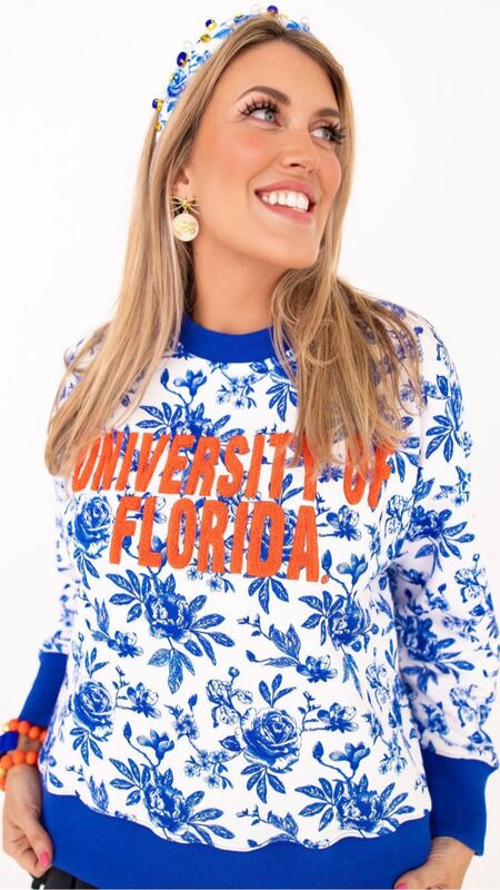 Florida Floral Toile Sweatshirt - product image