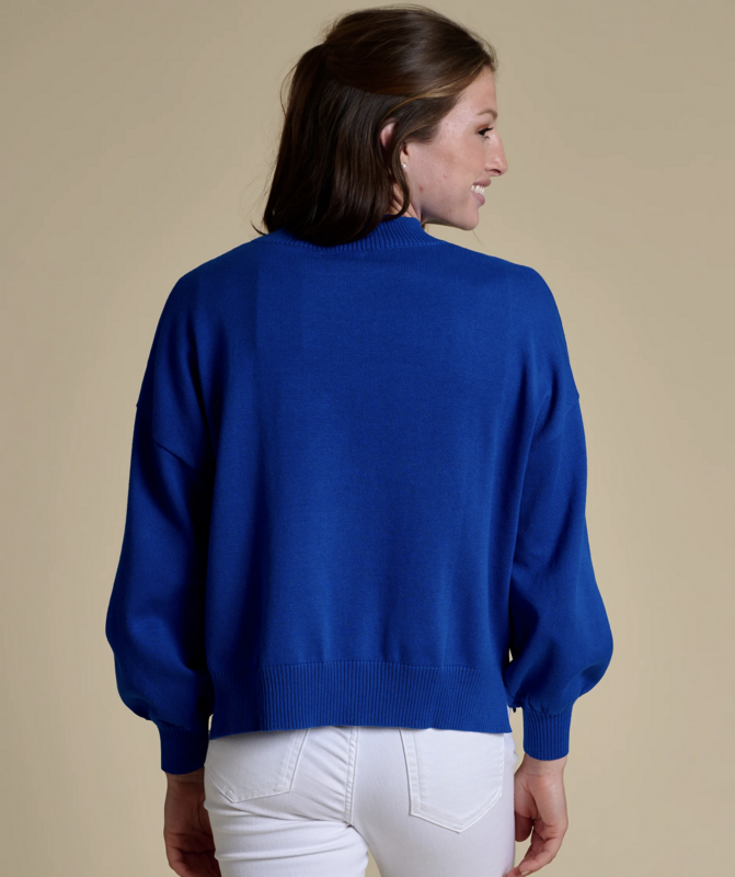 The Embroidered Mock Neck Sweater - product images  of 
