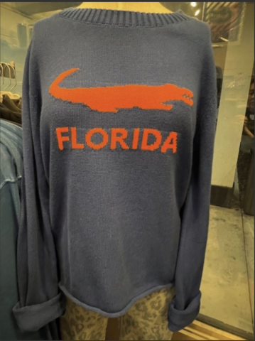 Blue,Florida,Sweater,Blue Florida Sweater