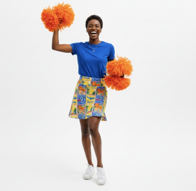 Venice Ruffle Hem Skort (Sunshine State Patchwork) - product images  of 