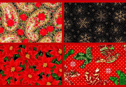 Cotton,Quilt,Fabric,Christmas,Remembered,Coordinated,1/2,Yard,Sampler,Bundle,,quilt backing, dresses, quilt fabric,cotton material,auntie chris quilt,sewing,crafts,quilting,online fabric,sale fabric