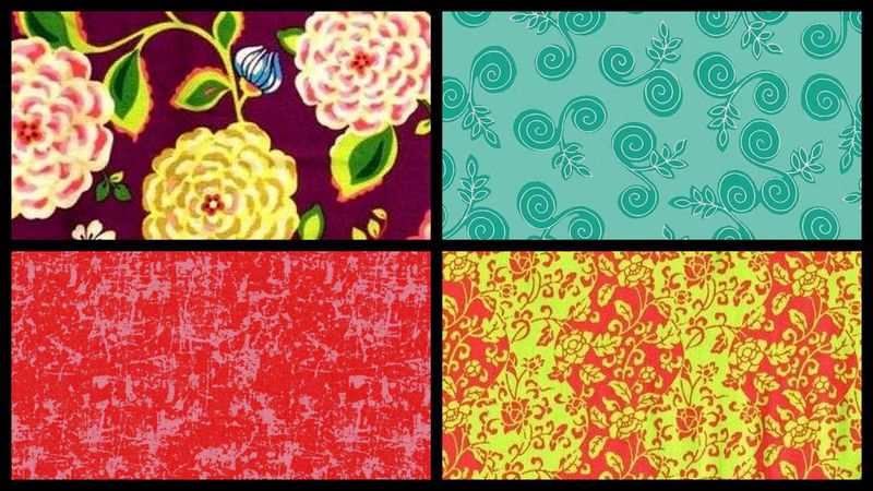  Cotton Fabric Sweet Talk Little Bird Coordinated Fat Quarter Medley  - product images  of 