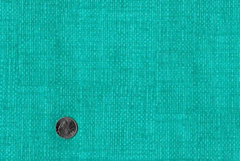 Cotton Quilt Fabric Linen Look Tonal Texture Blenders Turquoise Teal Blue - product images  of 