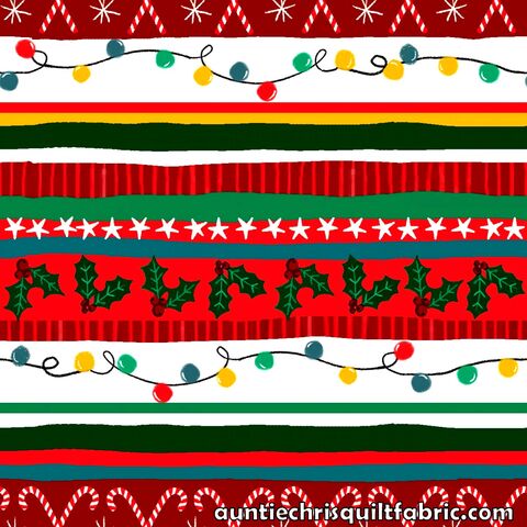 Cotton,Quilt,Fabric,Christmas,Holiday,Tinsel,Stripe,Multi,,quilt backing, dresses, quilt fabric,cotton material,auntie chris quilt,sewing,crafts,quilting,online fabric,sale fabric