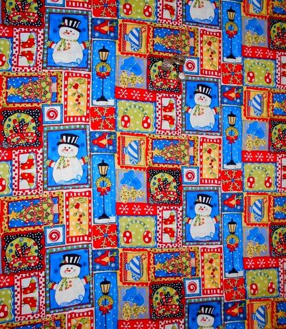 Cotton,Quilt,Fabric,Snowman,Christmas,Jolly,Holiday,Jennifer,Heynen,,quilt backing, dresses, quilt fabric,cotton material,auntie chris quilt,sewing,crafts,quilting,online fabric,sale fabric
