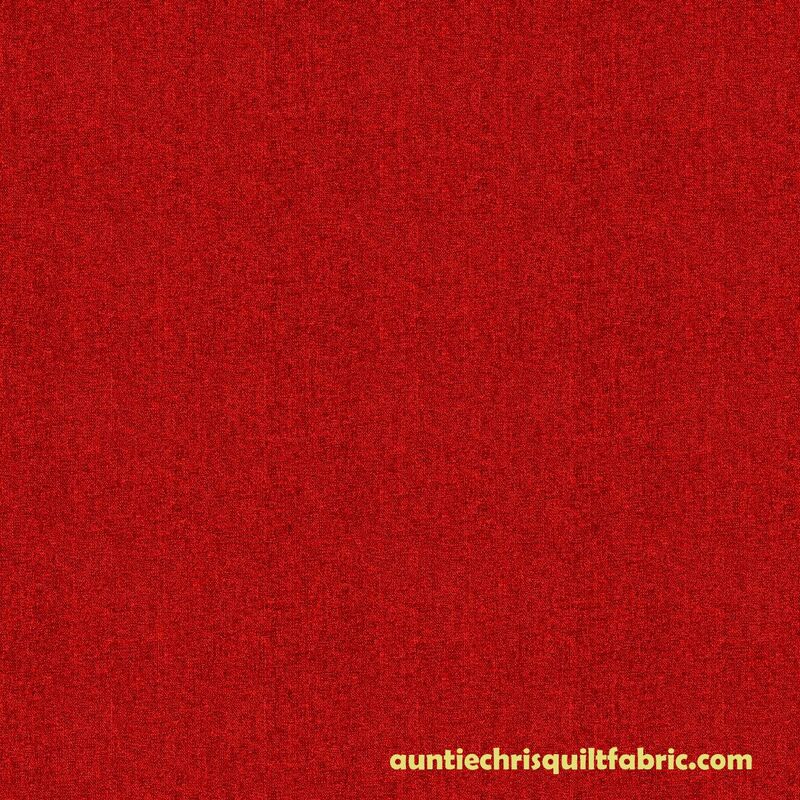 Cotton Quilt Fabric Faux Linen Tonals Scarlet Tone On Tone - product images  of 