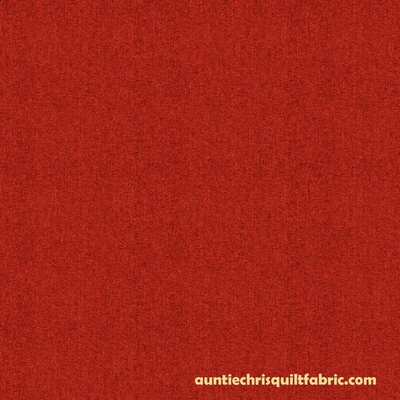 Cotton Quilt Fabric Faux Linen Tonals Barn Red Tone On Tone - product images  of 
