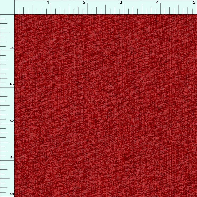Cotton Quilt Fabric Faux Linen Tonals Barn Red Tone On Tone - product images  of 