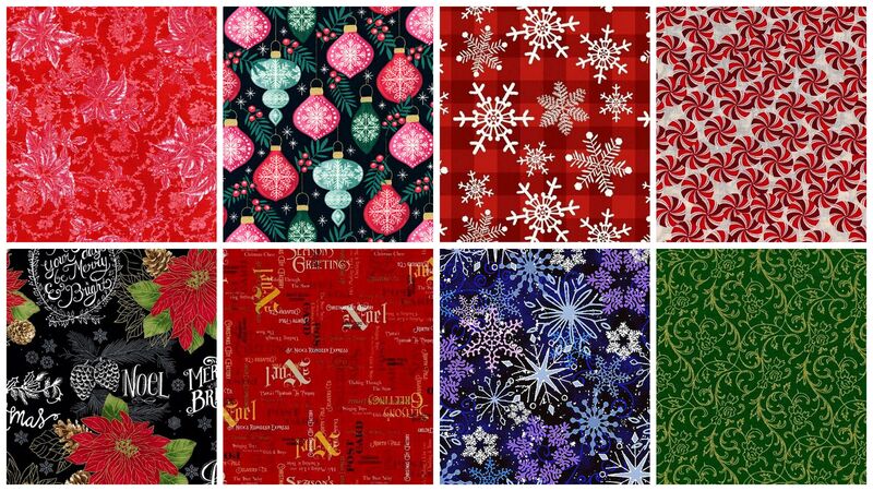 Christmas Traditions Stash Builder 1/4 Yard Medley 2 Yards - product image
