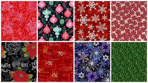 Christmas,Traditions,Stash,Builder,1/4,Yard,Medley,2,Yards,kit,quilt fabric,cotton material,auntie chris quilt,sewing,crafts,quilting,online fabric,sale fabric