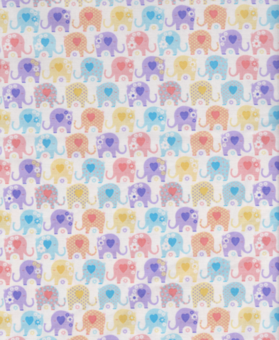 Fat,Quarter,Shop,Cotton,Fabric,Pre,Cut,Quarters,Nursery,Elephants,White,Multi,,quilt backing, dresses, quilt fabric,cotton material,auntie chris quilt,sewing,crafts,quilting,online fabric,sale fabric