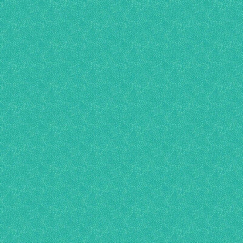 Cotton Quilt Fabric In Full Bloom Stipple Dk Sea Glass - product images  of 