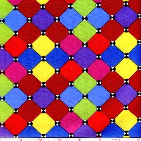 Fat,Quarter,Shop,Cotton,Fabric,Pre,Cut,Quarters,Imagine,This,Bright,Tiles,Multi,,quilt backing, dresses, quilt fabric,cotton material,auntie chris quilt,sewing,crafts,quilting,online fabric,sale fabric