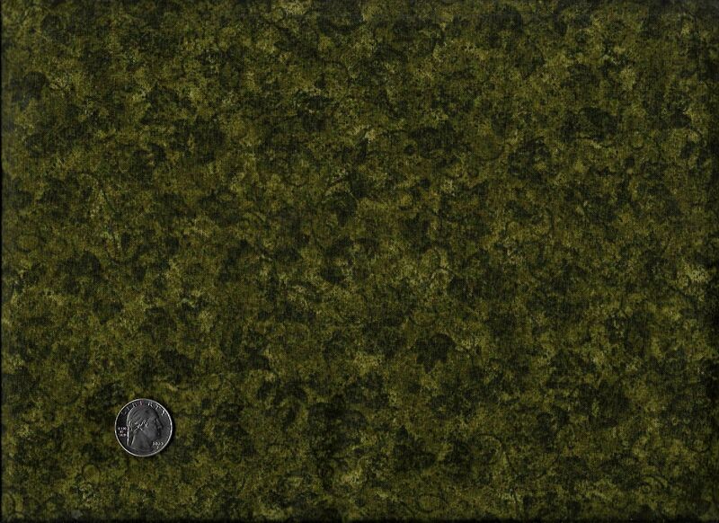 Cotton Quilt Fabric Bittersweet Marbled Tone On Tone Dk Olive - product images  of 