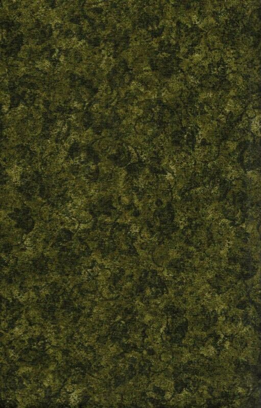 Cotton Quilt Fabric Bittersweet Marbled Tone On Tone Dk Olive - product images  of 