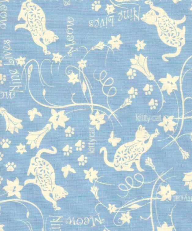 Fat Quarter Shop Cotton Fabric Pre Cut Fat Quarters  Kittens in the Garden Floral  - product images  of 