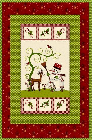 Easy,Fabric,Panel,Quilt,Kit,Reindeer,Magic,Christmas,Snowman,kit,quilt fabric,cotton material,auntie chris quilt,sewing,crafts,quilting,online fabric,sale fabric