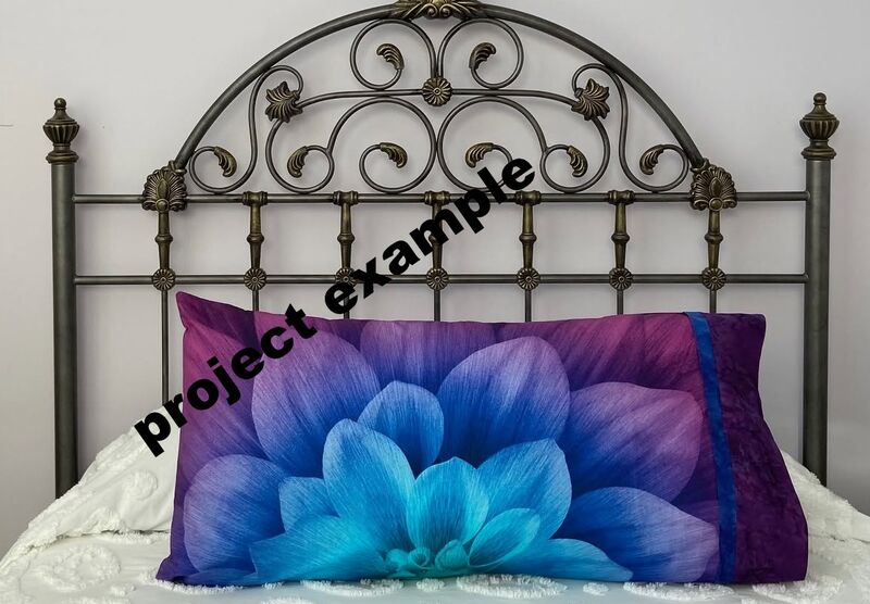 Good Buy Slight Dye Flaw Cotton Dream Big Kabloom Hydrangea Digital Floral Panel - product images  of 