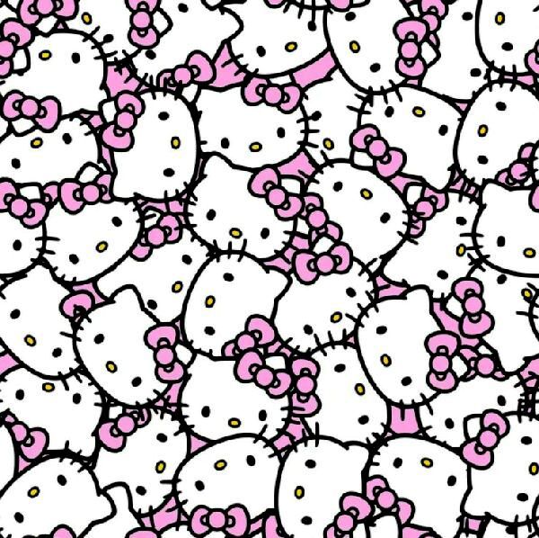 Cotton Quilt Fabric Hello Kitty Packed Pink Bow Springs Creative - product images  of 