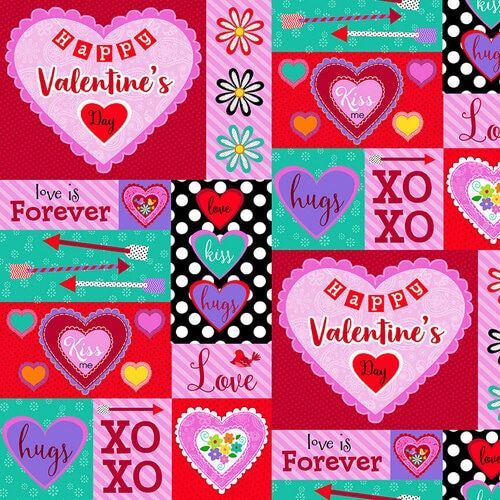 Cotton Quilt Fabric Fat Quarter Medley Love Is Forever  - product images  of 