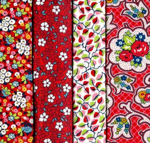 Cotton,Quilt,Fabric,General,Store,Retro,Rosie's,Thirties,2,Yard,Fat,Quarter,Bundle,,quilt backing, dresses, quilt fabric,cotton material,auntie chris quilt,sewing,crafts,quilting,online fabric,sale fabric