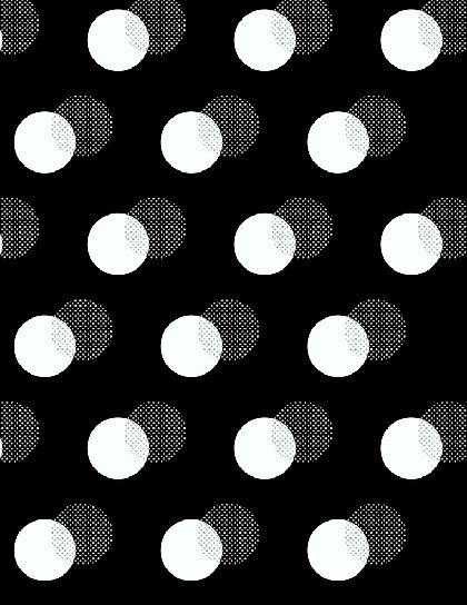 Good Buy Cotton Quilt Fabric Sparkle And Fade Polka Dot Black/ White / Silver Metallic - product images  of 