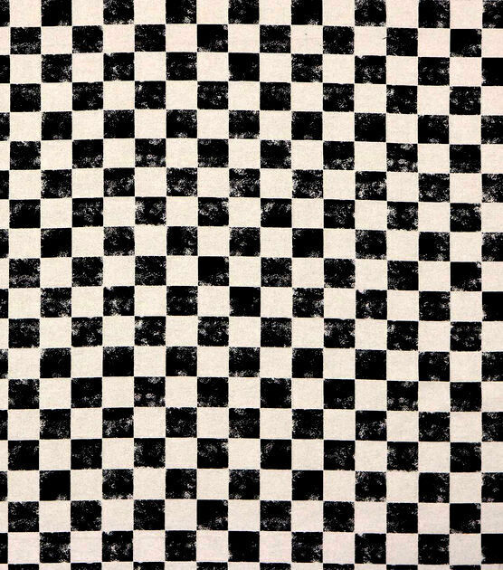 Good Buy Cotton Quilt Fabric Flannel Black &amp; White Racing Checkerboard Super Snuggle - product images  of 