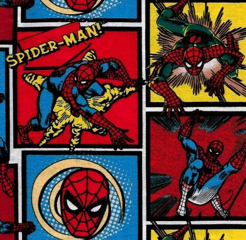 Cotton,Quilt,Fabric,Camelot,Marvel,Spiderman,Blocks,Multi,Cut,Yards,,quilt backing, dresses, quilt fabric,cotton material,auntie chris quilt,sewing,crafts,quilting,online fabric,sale fabric