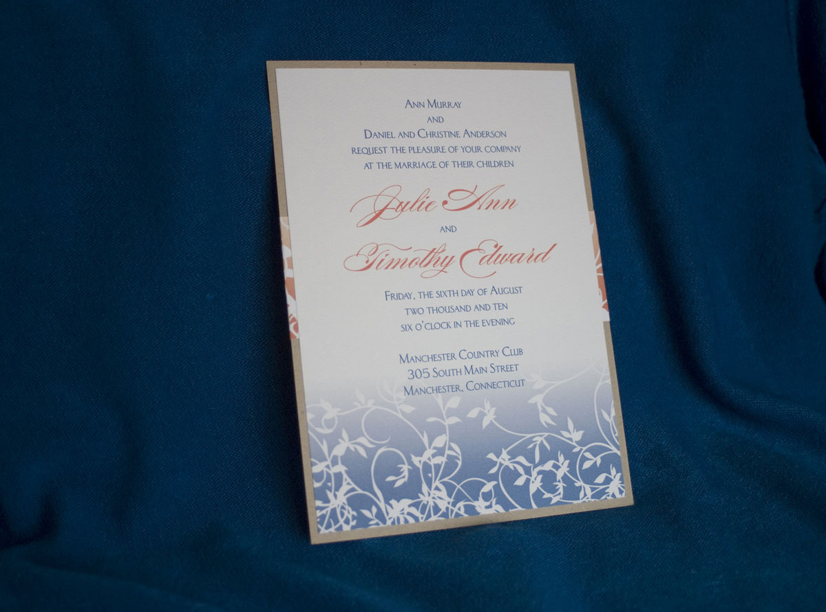 Galway Wedding Invitation Sample Tulaloo