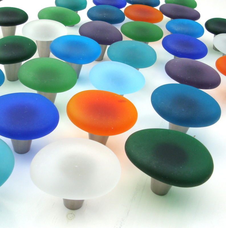 Beach Glass Cabinet Knob Drawer Pull $12 - product images  of 