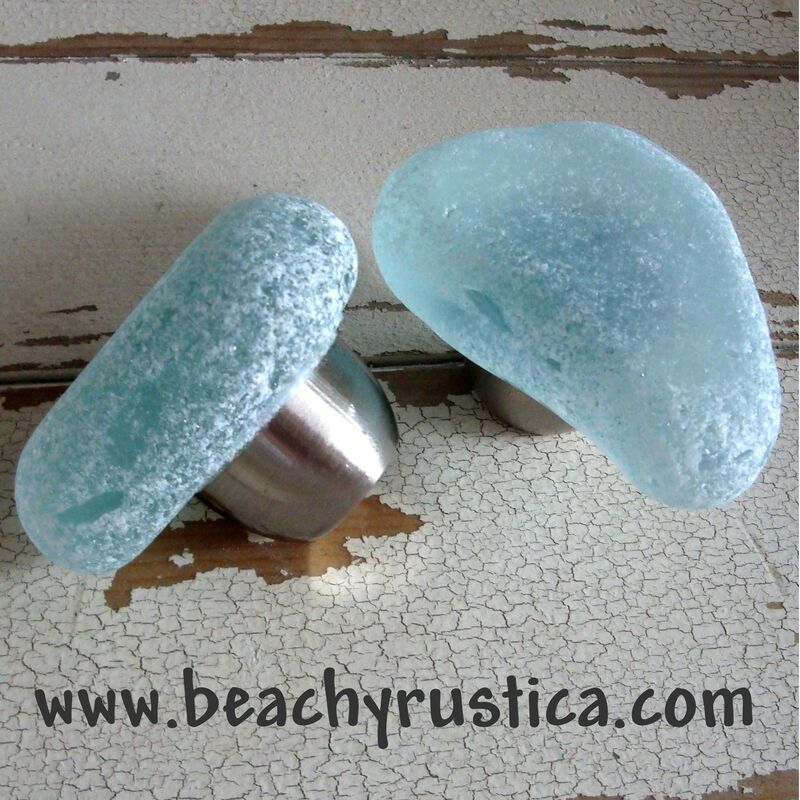 Glass Stone Drawer Pull Cabinet Knob Made in America $27 - product images  of 