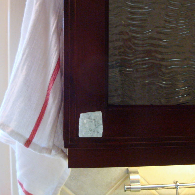 Fused Glass White Cabinet Knob Drawer Pull Hardware - product images  of 