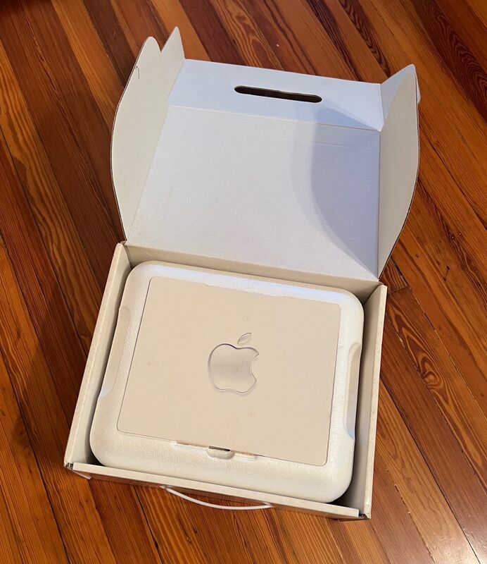 Vintage Apple iBook G3 M6497 Laptop – 500MHz PowerPC, Mac OS X, Original Box, Yo-Yo Charger &amp; AV Adapter – Tested Working Collector Bundle - product images  of 