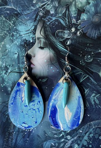 Sharon,Rose,Fashion,Designer,-,Mermaid,Earring,Collection,Hand made earrings