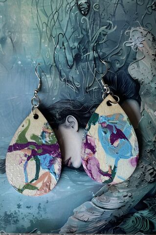 Sharon,Rose,Mermaid,Collection,Earrings,SRSE/11,Sharon Rose Designer