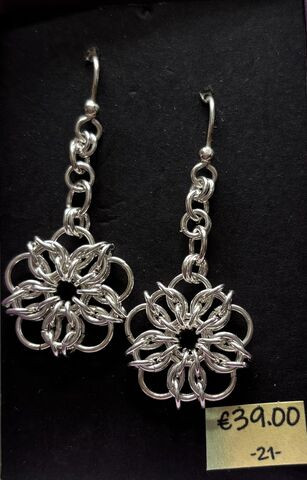 Celtic-Star-Silver-Earrings,Forget-Me-Knot,Jewellery