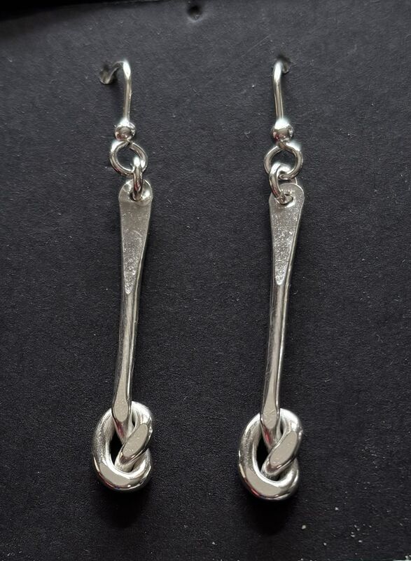 Knot Earrings Silver Forget Me Knot Jewellery - product images