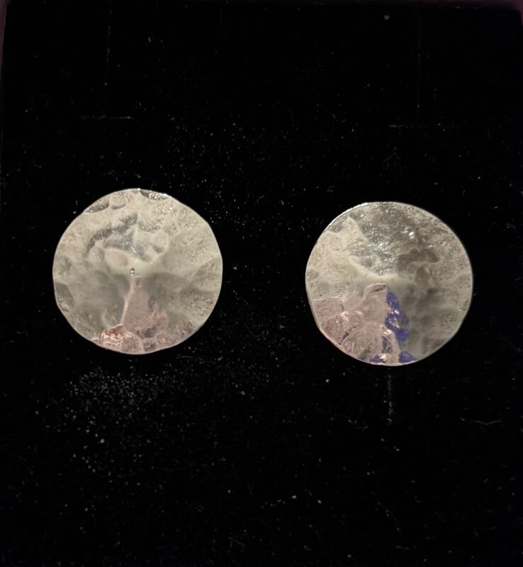 Nugget-Stud-Earrings Silver Forget-Me-Knot-Jewellery - product images