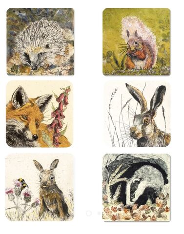Annabel,Langrish,-,Wildlife,Tablemat,set,Wildlife Tablemats