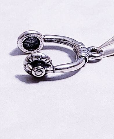Ladies,Headphones,Necklace,headphones, necklace,charm, silver,audio