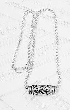 Celtic,Bead,Necklace,Celtic necklace, men's Sterling silver necklace