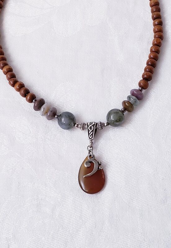 Earthy Bass Clef Necklace - product images  of 